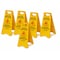Alpine Industries 24 in. Yellow Bilingual Caution Wet Floor Sign, 5PK ALP499-5pk - alternate 1